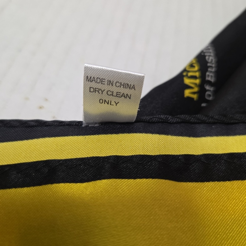 MICHIGAN TECH School Of Business Ascot Style  Scarf 34x24 - Picture 4 of 4